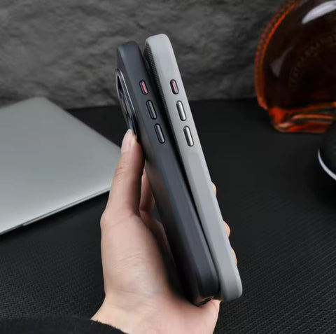 Premium Carbon Case for iPhone 16 Grey