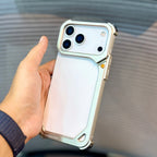 Protective Apple iPhone Back Cover - ShowCase Metal Bumper Stand iPhone 17 Pro Case - Style 3