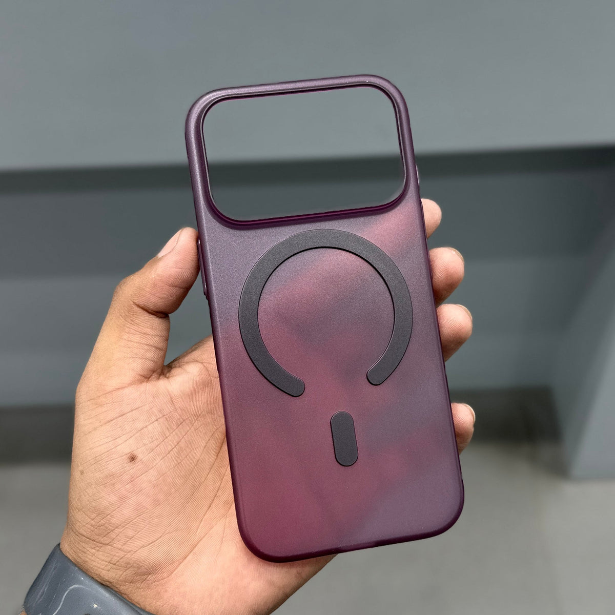 CMAQ AIR SKIN MAGSAFE CASE - WINE RED ( No. 3974 )