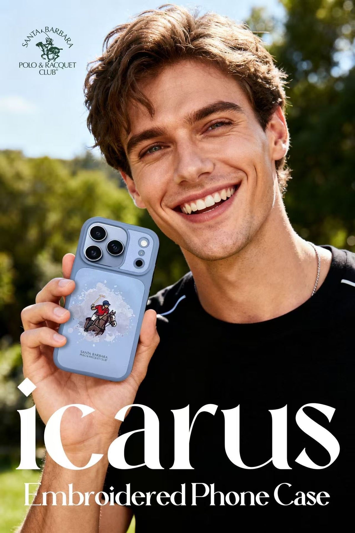 Santa Barbara Polo ICARUS Series Case For iPhone 17 Pro Max / 18 Pro Max (Blue)