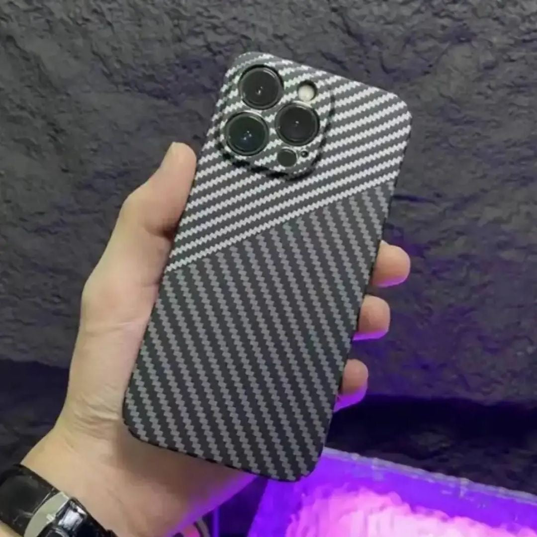 Ultra-Thin Carbon Fiber Texture Matter Phone Case