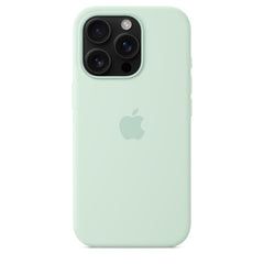 Logo Silicon Case for iPhone 16 Pro (AquaMarine)