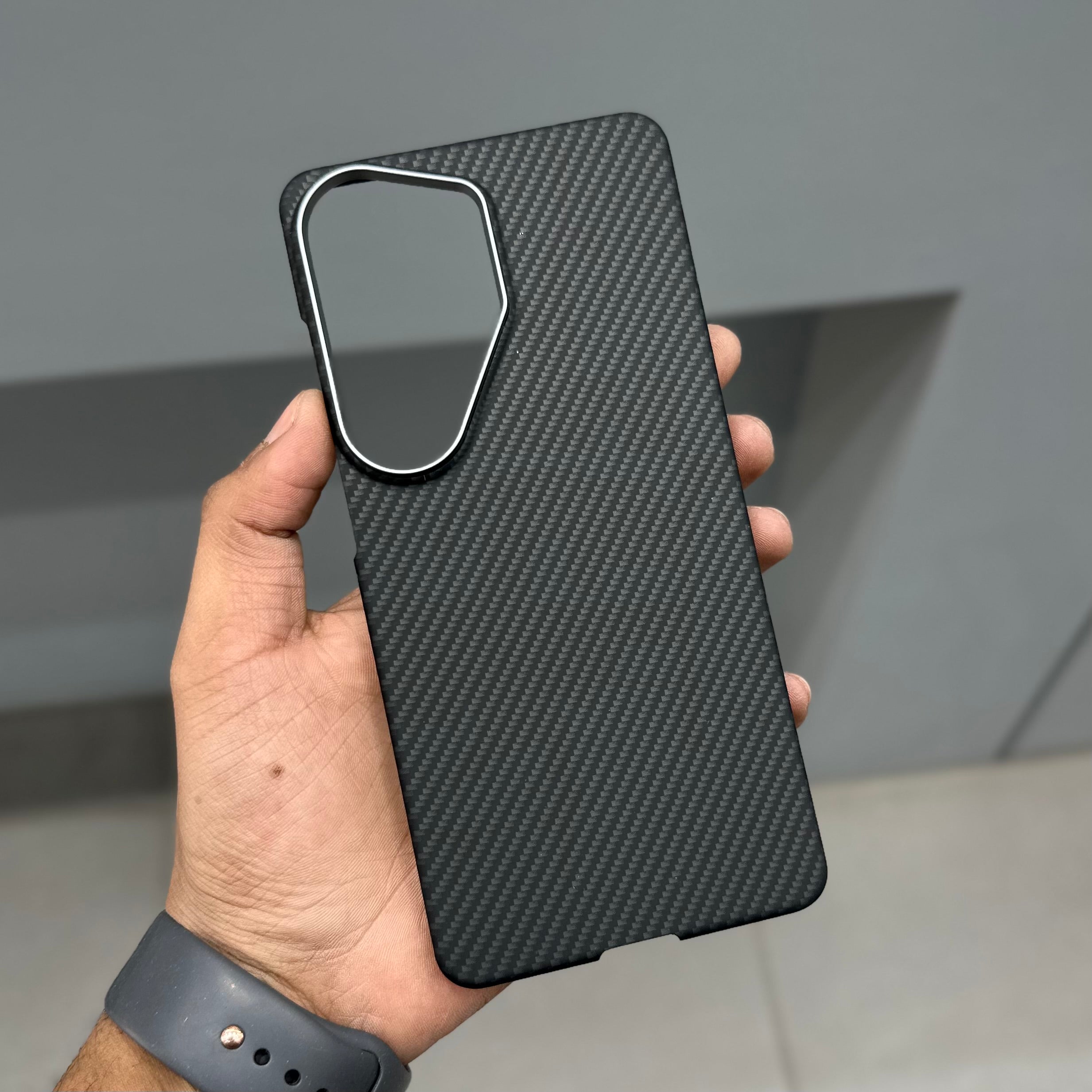 ICON CARBON CASE - ANDRIOD - BLACK ( No. 3060 ) Mobile Case by CoverMeUp - Style 3