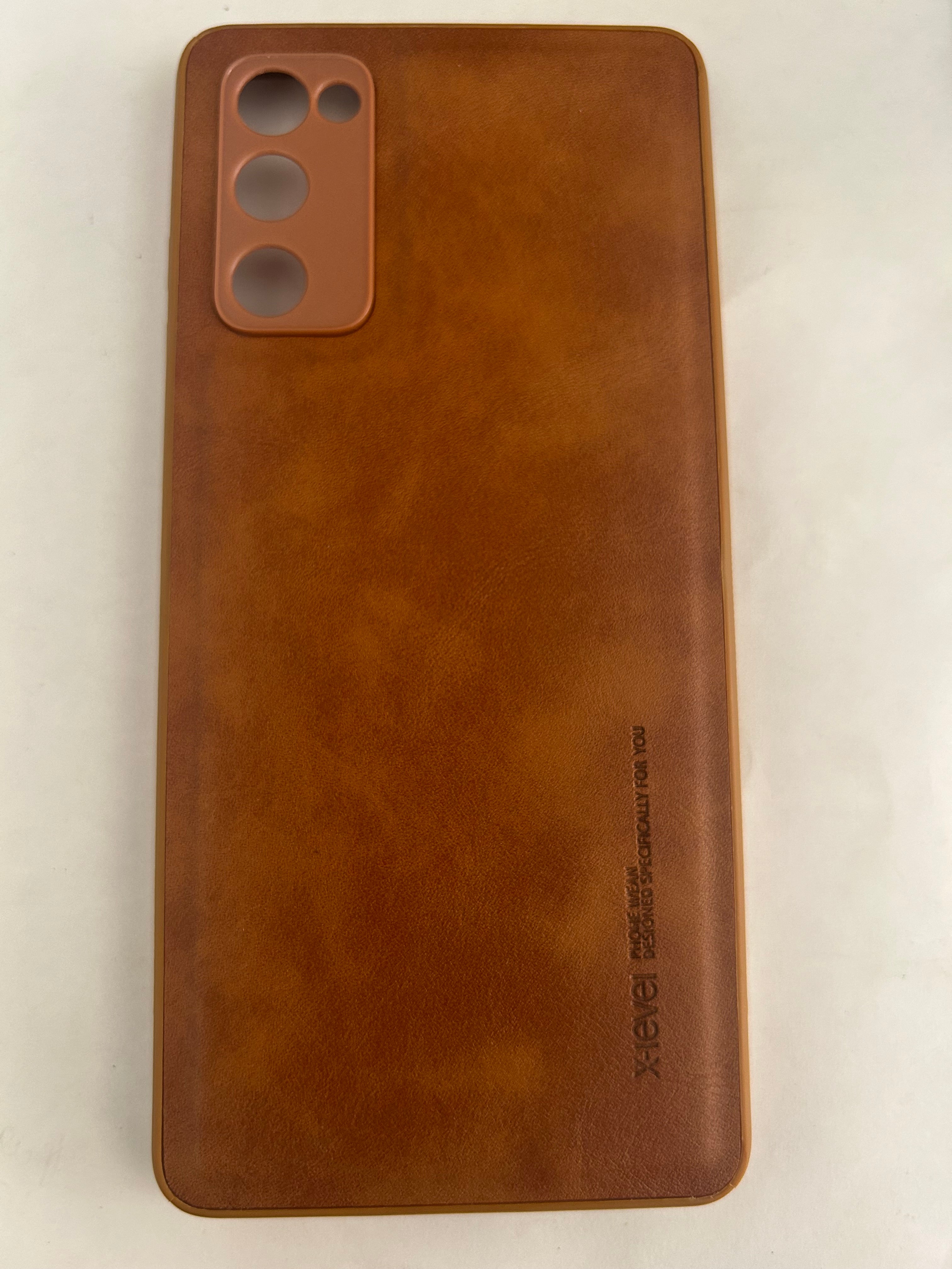 Leather Hard Case for Samsung Galaxy S20 FE