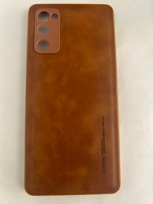 Leather Hard Case for Samsung Galaxy S20 FE