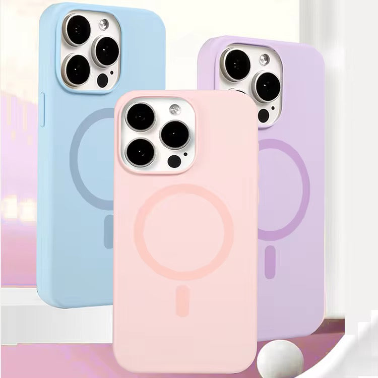 Protective Apple iPhone Back Cover - Silicone MagSafe Hard Case for iPhone