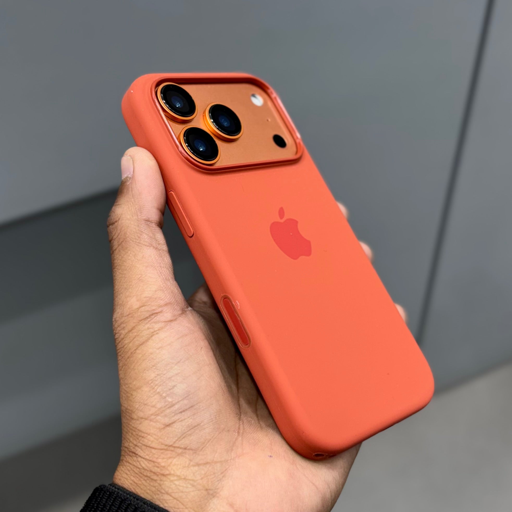 IC Silicon with Magsafe - Orange ( No. 2241 ) Mobile Case by CoverMeUp - Style 2