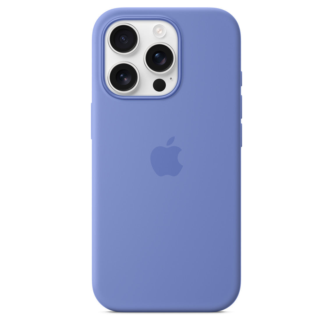 Protective Apple iPhone Back Cover - Logo Silicon Case for iPhone 16 Pro Max (Periwinkle)