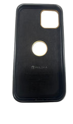 PULOKA SOLEMN LOGO CUT GENIUNE LEATHER CASE Mobile Case by CoverMeUp - Style 6
