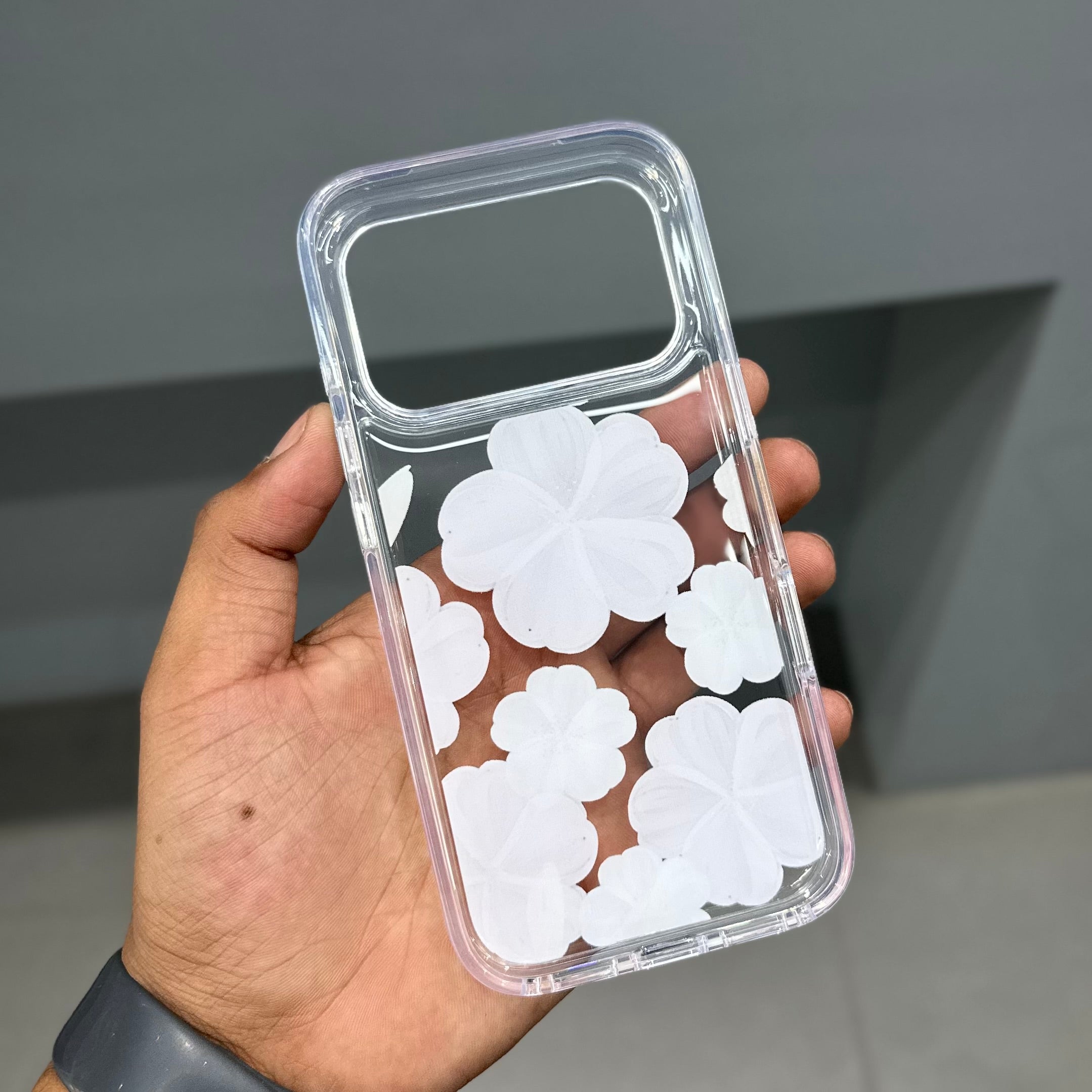 TRANZO BC 02 FLOWER CASE - PINK ( No. 3398 ) Mobile Case by CoverMeUp - Style 4