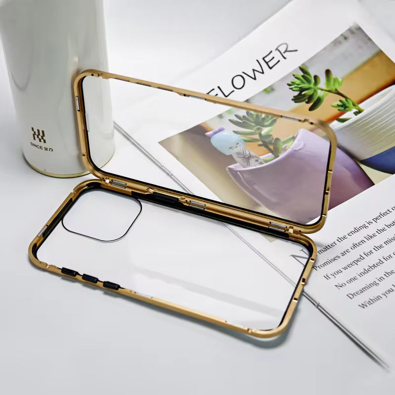 Protective Apple iPhone Back Cover - Magnetic 360 Degree iPhone Case