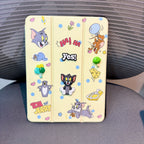 Tom & Jerry - 3D Cartoon Printed iPad Case Mobile Case by CoverMeUp
