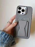 Protective Apple iPhone Back Cover - Silicone Phone Case with Stand for Iphone - Style 3