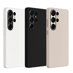 Samsung Galaxy S25 Ultra Kzdoo Noble Series Slim Leather Case - Beige Mobile Case by CoverMeUp - Style 7