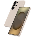 Samsung Galaxy S25 Ultra Kzdoo Noble Series Slim Leather Case - Beige Mobile Case by CoverMeUp - Style 2