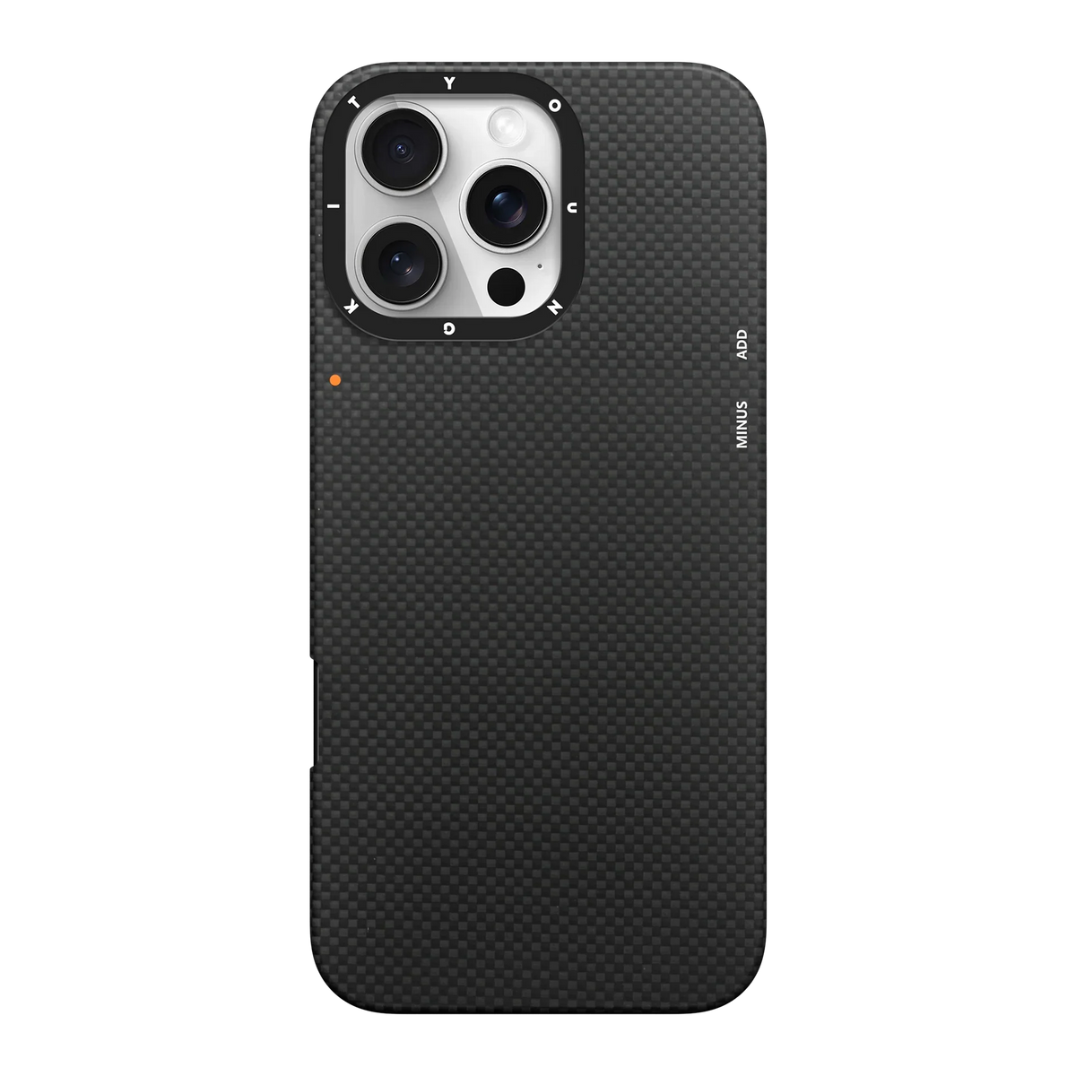 YOUNGKIT Kevlar 1500D Carbon Fibre Extreme Wing Case for iPhone 16 Pro (Black)