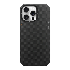 YOUNGKIT Kevlar 1500D Carbon Fibre Extreme Wing Case for iPhone 16 Pro (Black)