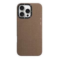 YOUNGKIT Kevlar 1500D Carbon Fibre Extreme Wing Case for iPhone 16 Pro (Desert Titanium)
