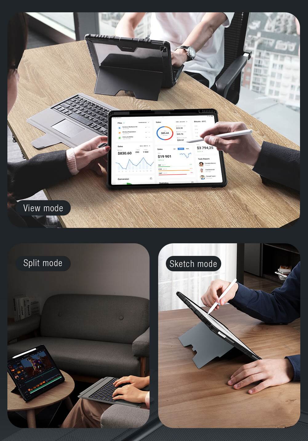 Keyboard iPad Case for iPad