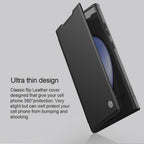 Nillkin Qin Prop Leather Case for Samsung Galaxy S24 Ultra Mobile Case by CoverMeUp - Style 7