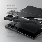 Nillkin Qin Prop Leather Case for Samsung Galaxy S24 Ultra Mobile Case by CoverMeUp - Style 9