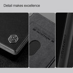 Nillkin Qin Prop Leather Case for Samsung Galaxy S24 Ultra Mobile Case by CoverMeUp - Style 10