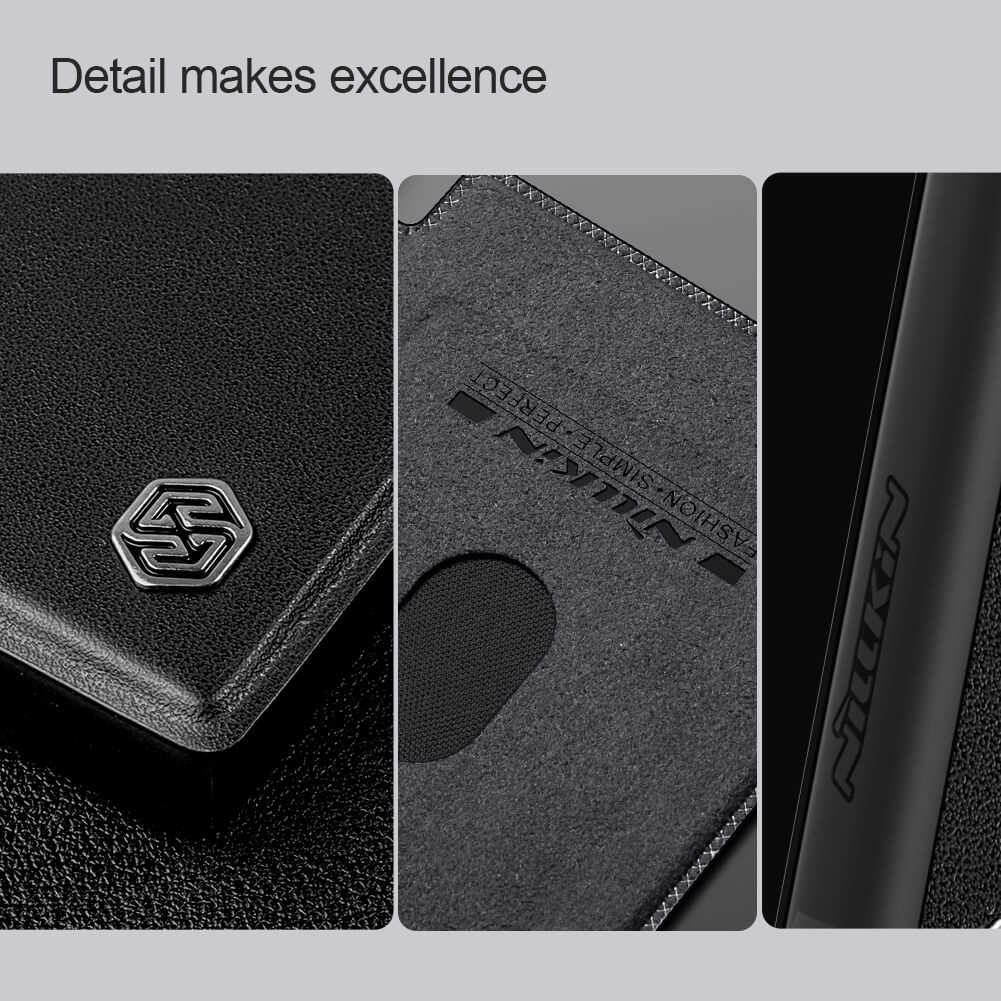 Nillkin Qin Prop Leather Case for Samsung Galaxy S24 Ultra Mobile Case by CoverMeUp - Style 10