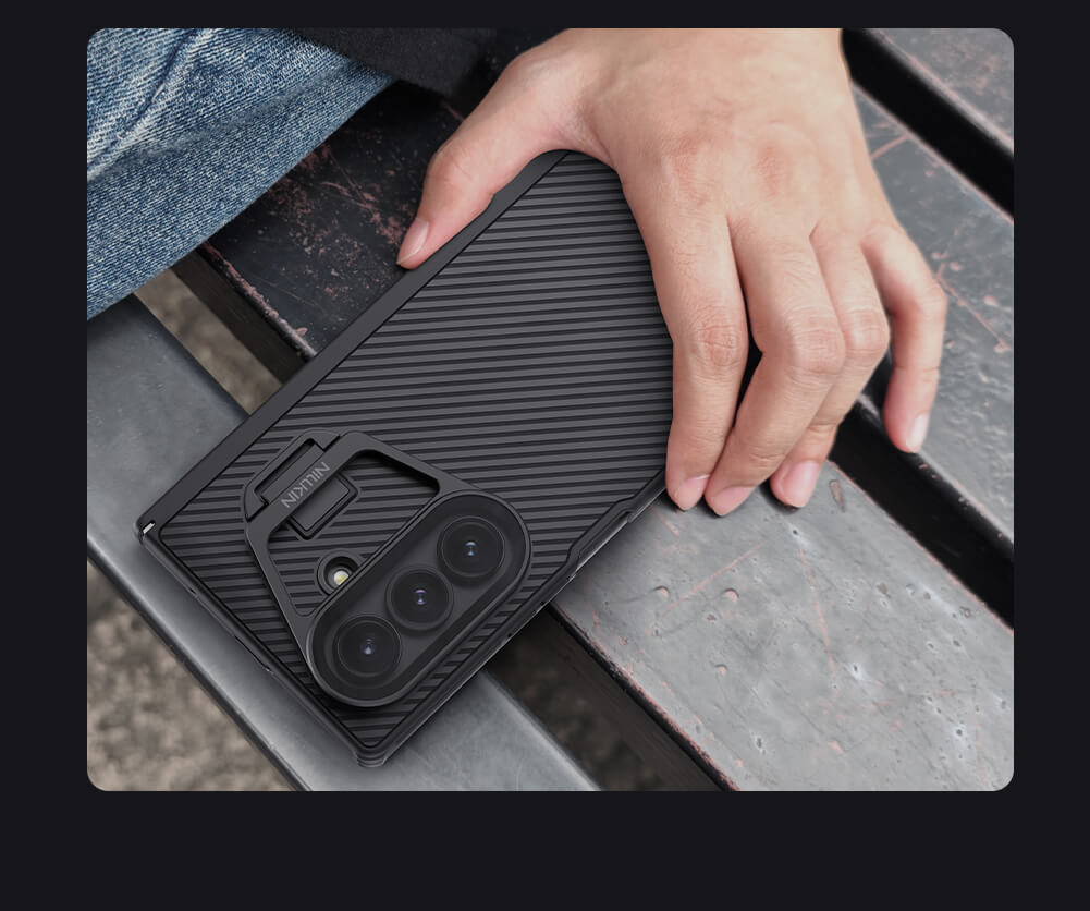 Nillkin Camshield Prop Magnetic Transparent Lens Guard Edition Camera protective cover case for Samsung Galaxy Z Fold7 Mobile Case by CoverMeUp - Style 14