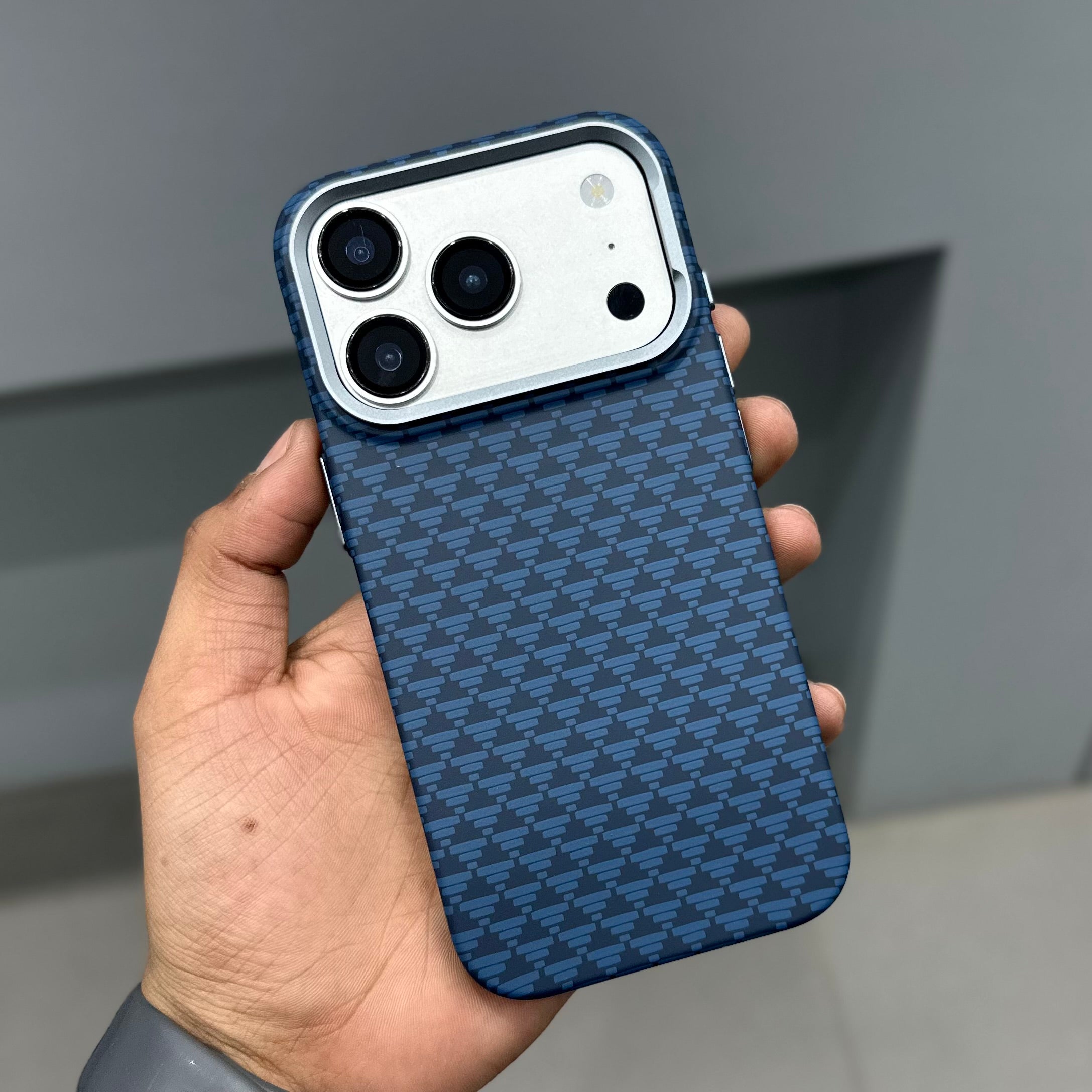 PINKSUN CARBON CASE - BLUE ( No. 3132 ) Mobile Case by CoverMeUp - Style 2