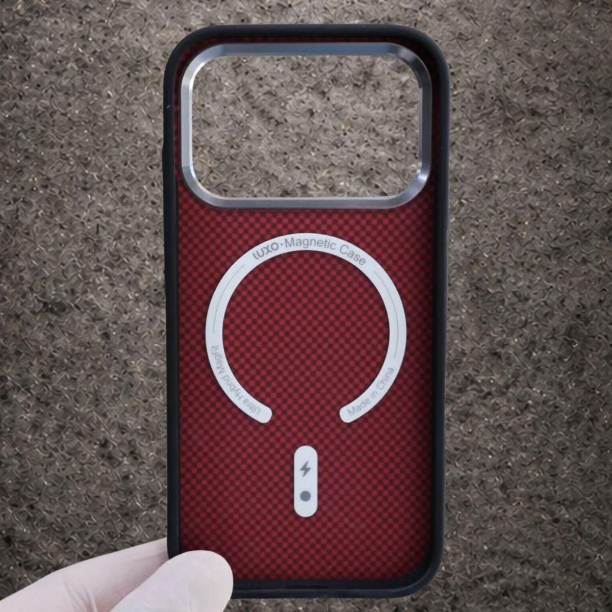 Luxo Hybrid Seawaves Design Magsafe Case