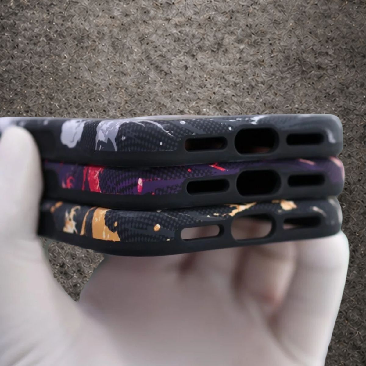 Luxo Hybrid Seawaves Design Magsafe Case