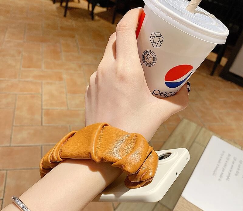 Luxury Leather Bracelet Case Mobile Case by CoverMeUp - Style 4