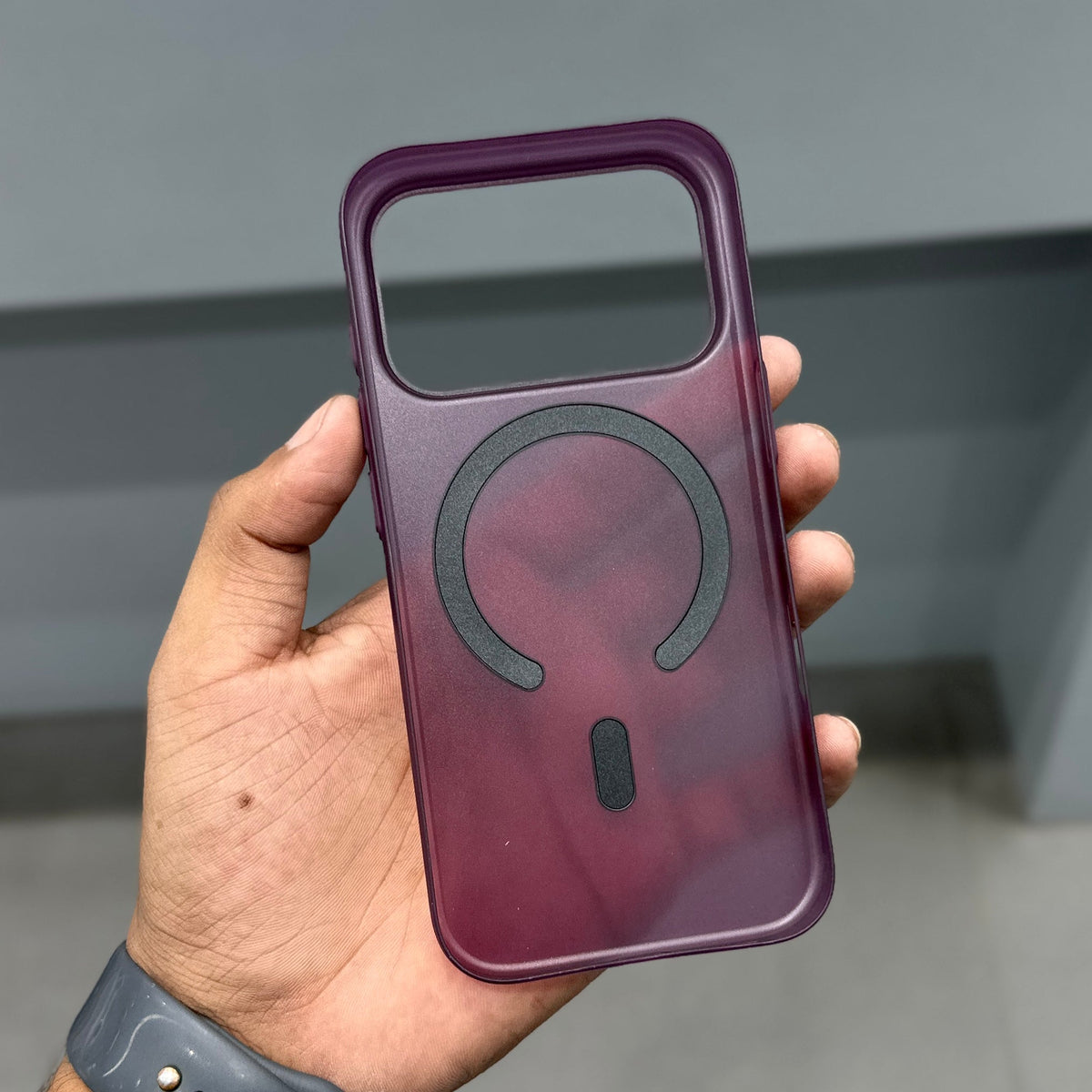 CMAQ AIR SKIN MAGSAFE CASE - WINE RED ( No. 3974 )