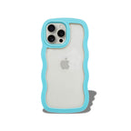 Minimals : Curvy Blue Mobile Case by CoverMeUp - Style 5
