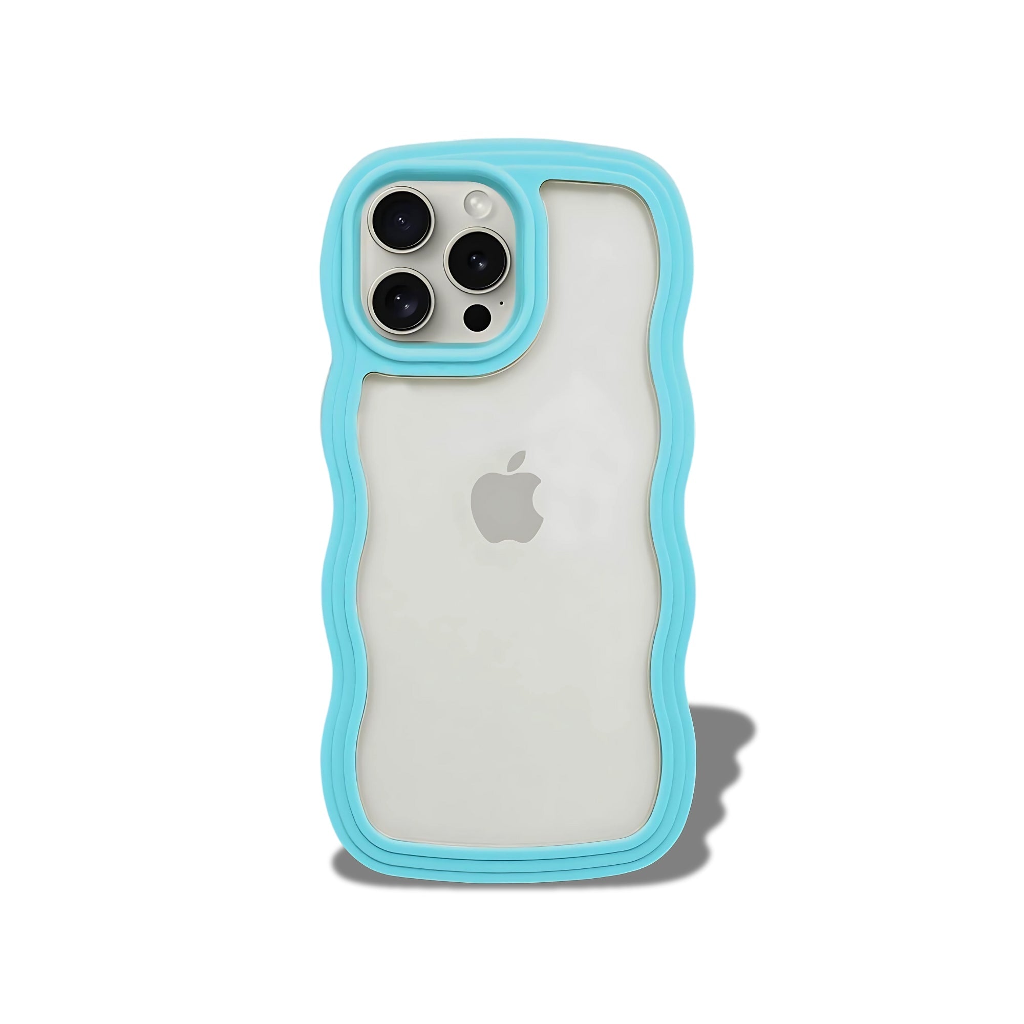 Minimals : Curvy Blue Mobile Case by CoverMeUp - Style 5