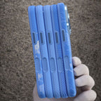 LUXO Hybrid Blue Color Pattern Magsafe Case