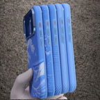 LUXO Hybrid Blue Color Pattern Magsafe Case