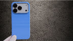 LUXO Hybrid Blue Color Pattern Magsafe Case