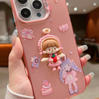 Colorful Printed and 3D Embossed Cartoon Phone Case Mobile Case by CoverMeUp - Style 5