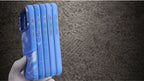 LUXO Hybrid Blue Color Pattern Magsafe Case