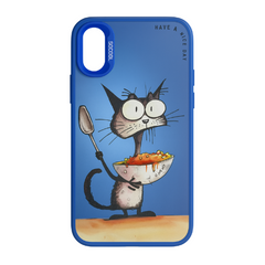 Funny Street Graffiti Cat case for iPhone Luxury shockproof back cover