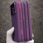 Luxo Hybrid Carbon Magsafe Series - Burgundy Color