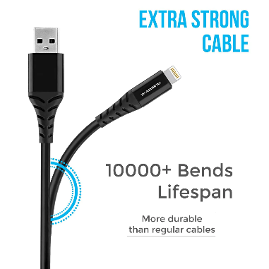 Ambrane USB To lightning Cable-ACL 11 ( No. 005 ) Mobile Case by CoverMeUp - Style 4