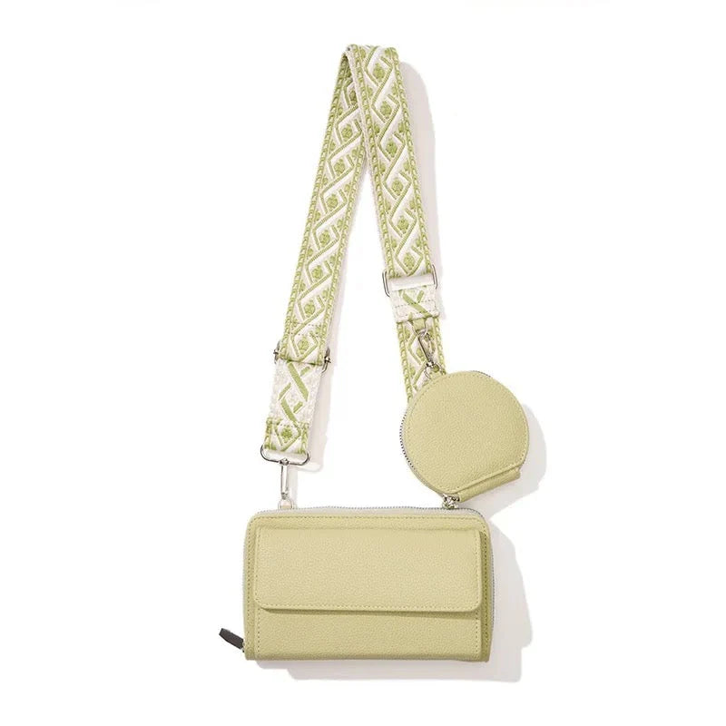 Women’s Cross Body Phone Holder Bags(Green)