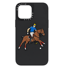 Protective Apple iPhone Back Cover - Polo Jockey Series 3D Silicon Embossed Design for iPhone series - Style 3