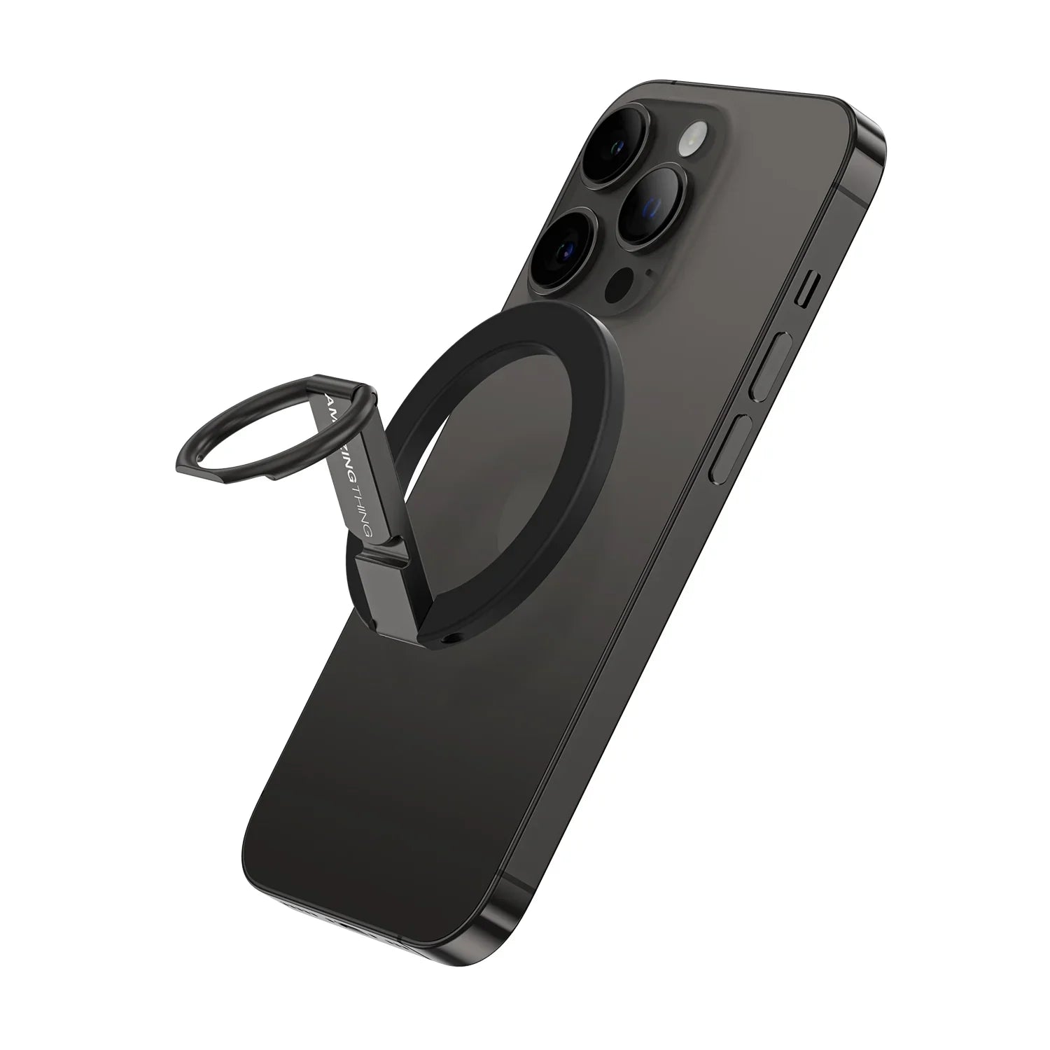 TITAN MAG MAGNETIC GRIP MAGSAFE RING (Black) Mobile Case by CoverMeUp - Style 3