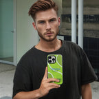 Protective Apple iPhone Back Cover - Youngkit Sports Series Tennis Designer Matte Finish Case for iPhone 16 Pro Max - Style 3