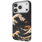 Luxo Hybrid Seawaves Design Magsafe Case