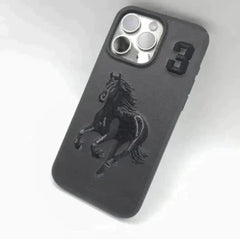 Santa Barbara Boris Series for iPhone 16 Black