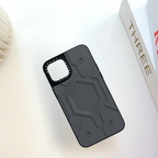 Protective Apple iPhone Back Cover - 3D Silicon Embossed Armor Style Design for iPhone series - Style 2